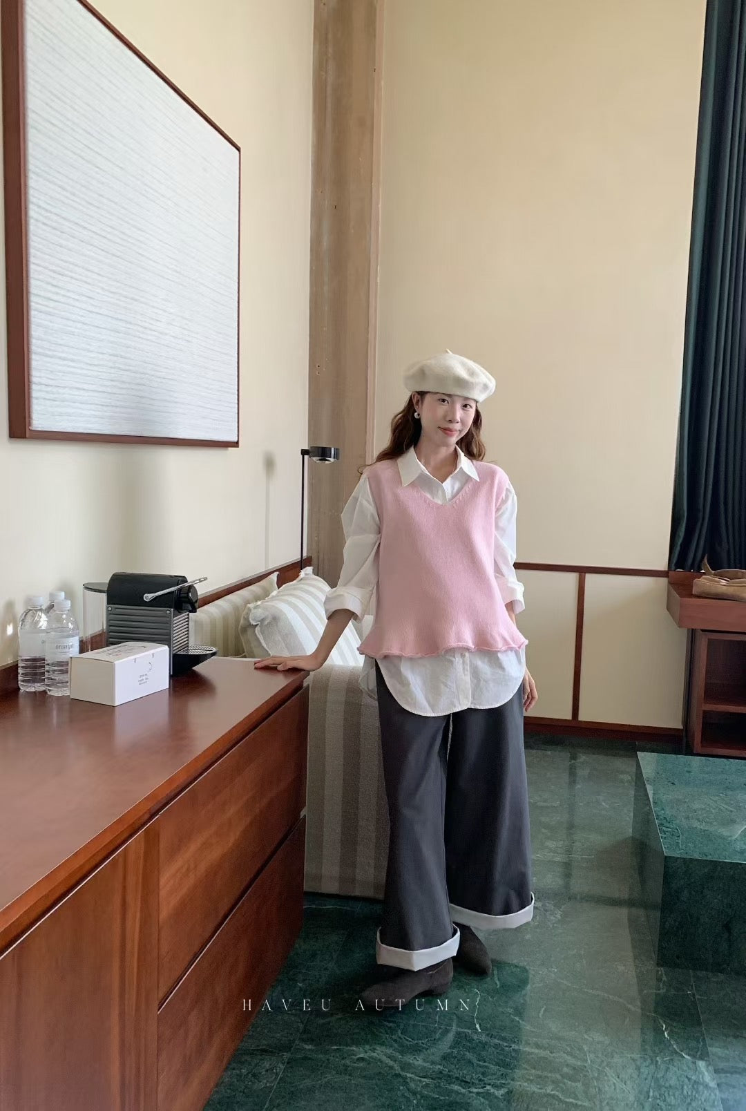 // 挺版質料剪裁100分的闊褲