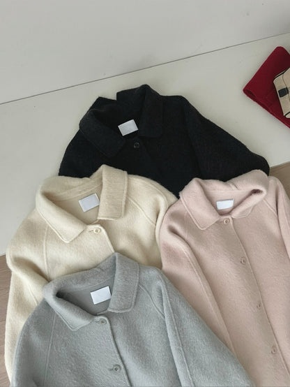 // 極高質20%alpaca+80%fine wool手工羊駝絨外套