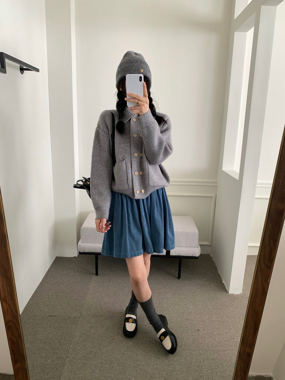 // 慵懶感雙排扣口袋翻領CD