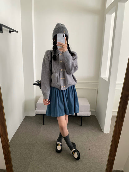 // 慵懶感雙排扣口袋翻領CD