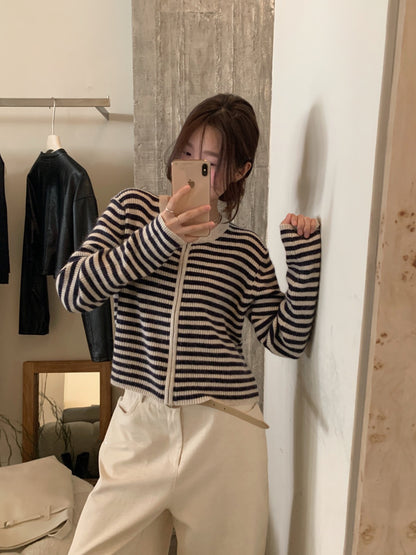 // 高質貂絨圓領拉鍊CD