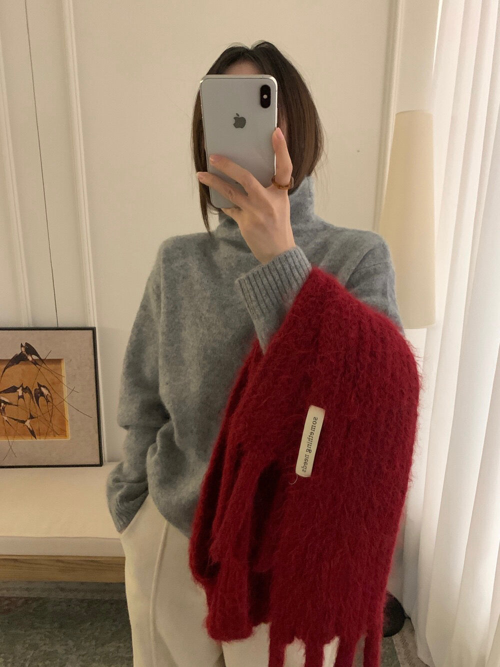 // 100%羊毛高質拉絨半領NT