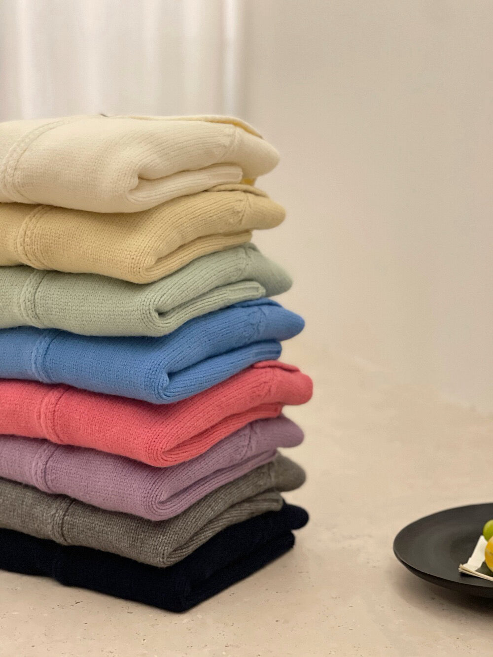 // 直坑紋大翻領上下拉鍊落肩CD