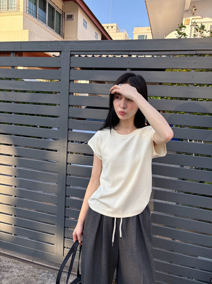 // 舒服度滿分lyocell棉小飛袖TEE