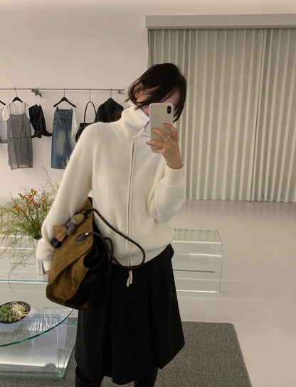 // 10%兔毛連糯拉鍊CD