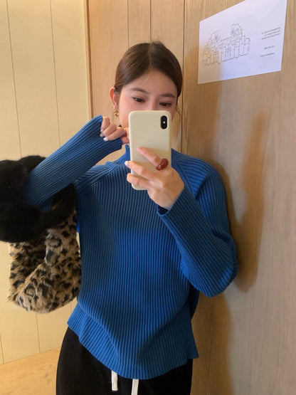 // 超美22色直坑紋不挑身型半領NT