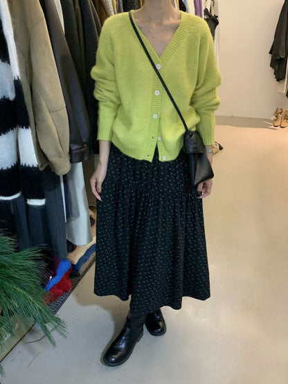 // 8%Wool慵懶感直坑紋邊CD