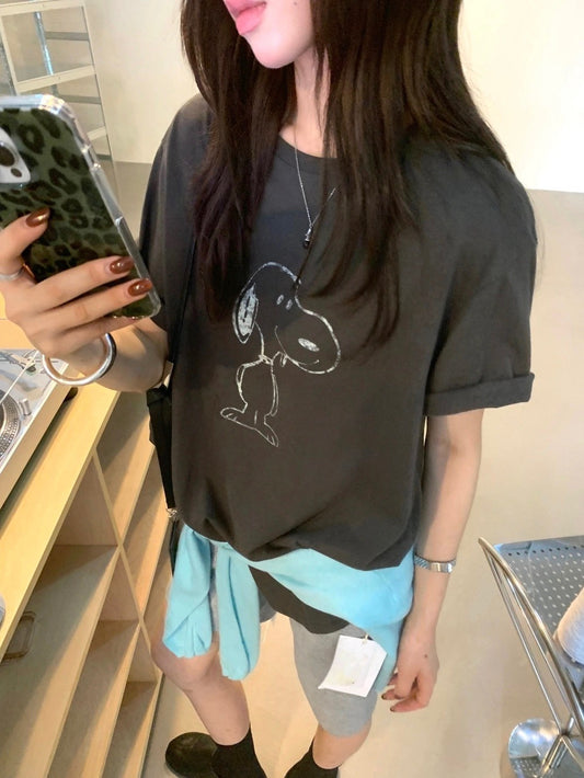 B39 / 印花snoopy短袖TEE