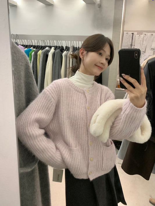 // 直坑紋口袋圓領CD