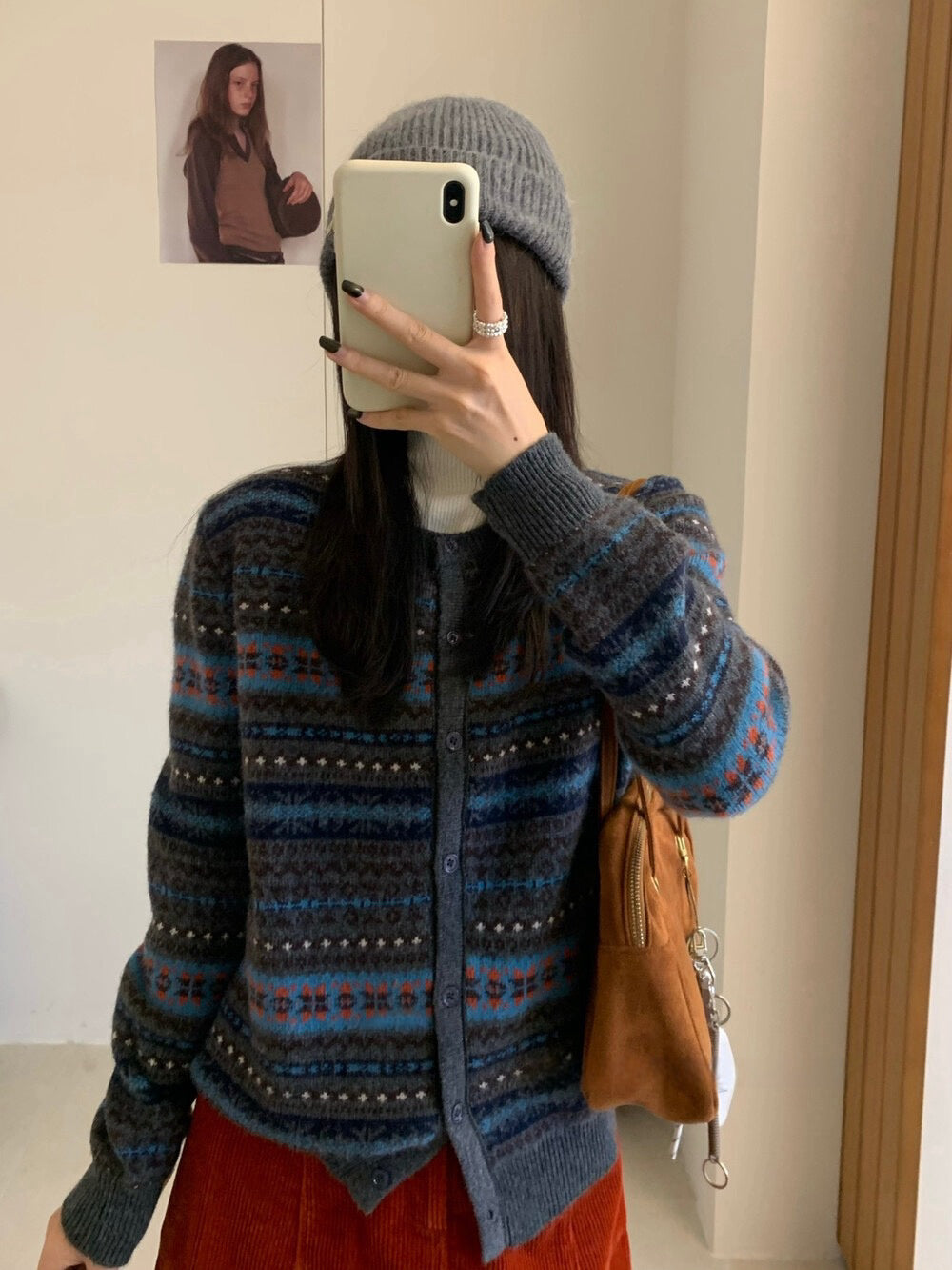 // 復古撞色民族patterns CD