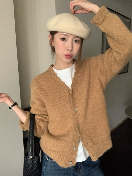 // 10%wool軟糯絨感鈎花邊CD