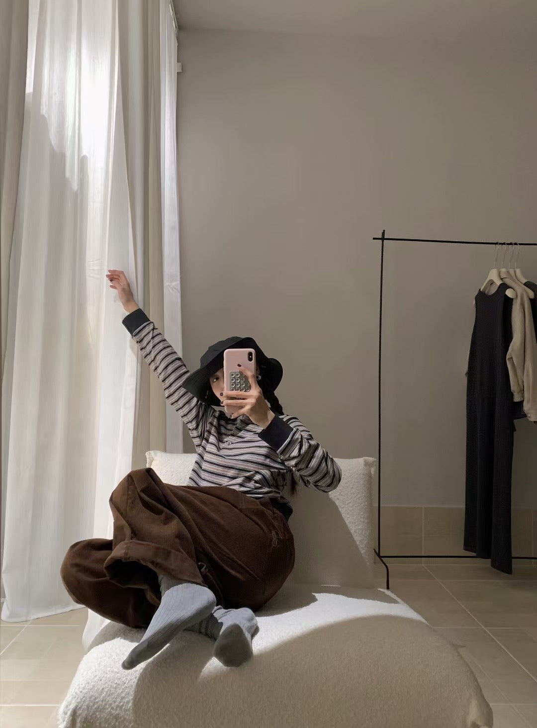 // 100%棉質拼間polo TEE