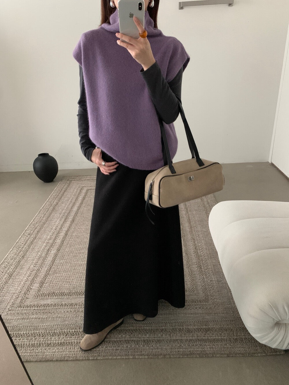 // raccoon+wool垂垂領疊穿必入小短袖NT