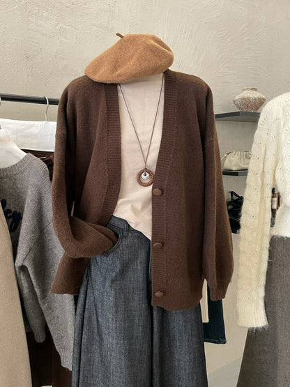 // 多巴胺色系包扣寬鬆袖CD