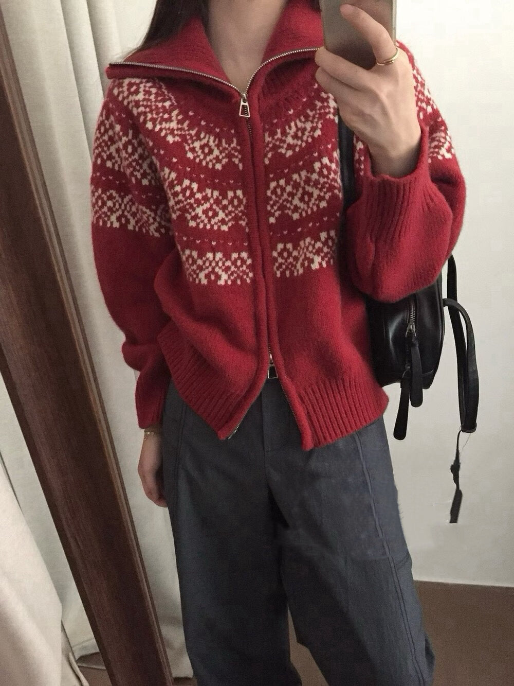 // 復古北歐花紋拉鍊CD