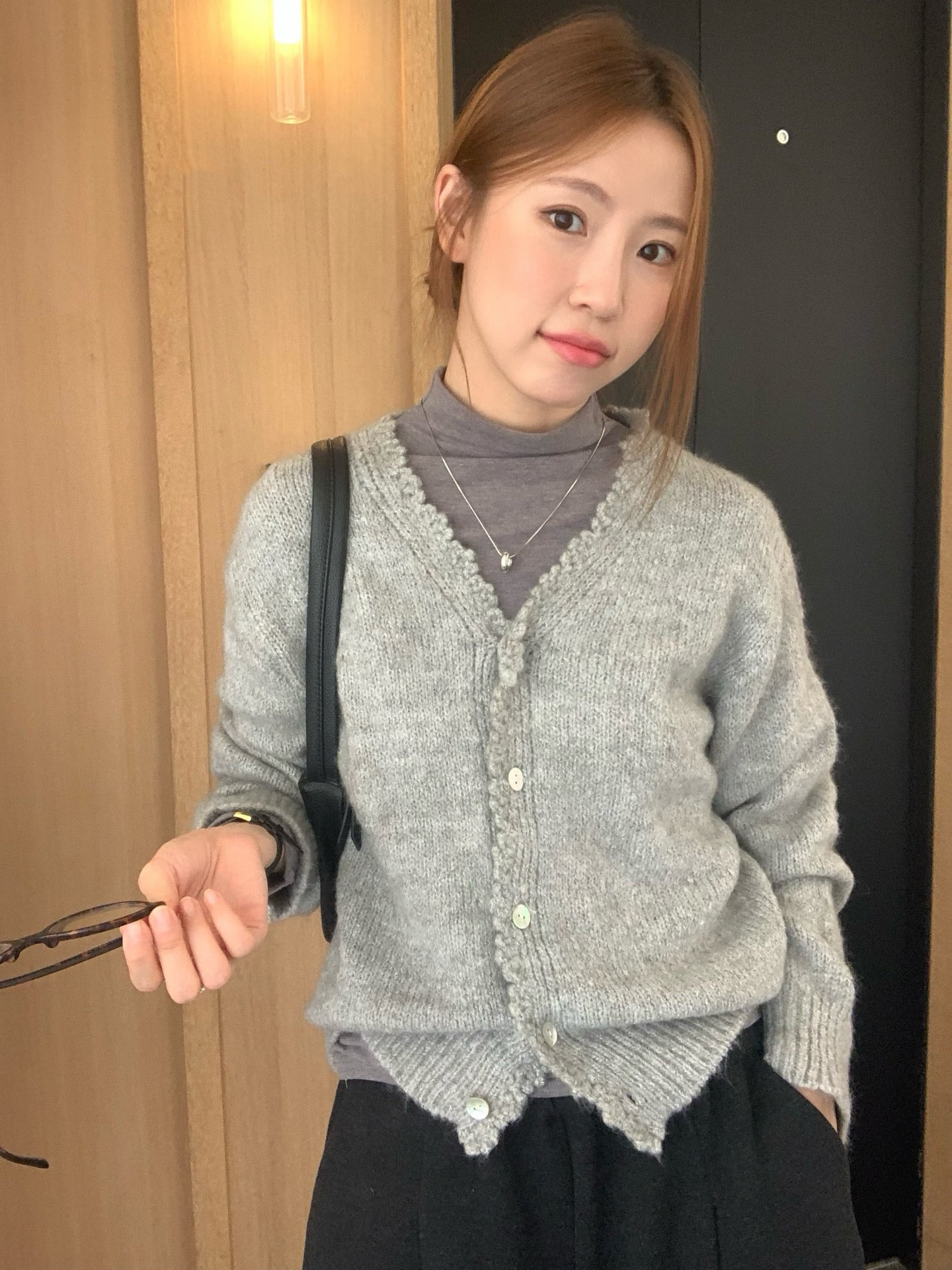 // 10%wool軟糯絨感鈎花邊CD