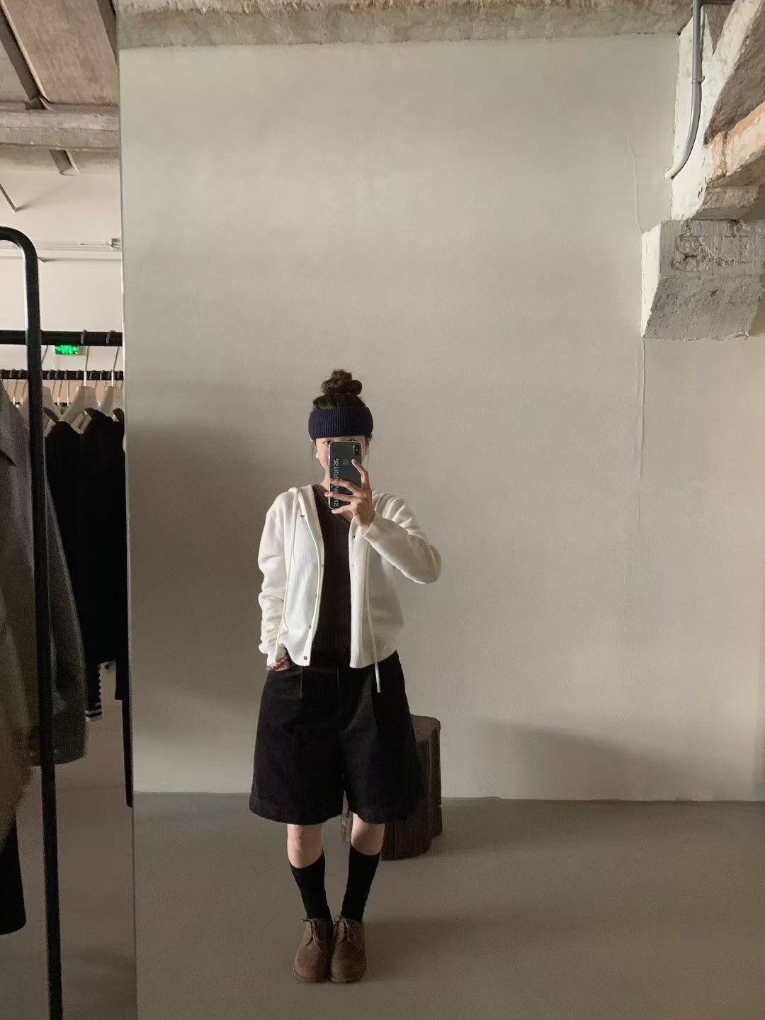 // 超軟糯親膚感連帽鈕扣CD