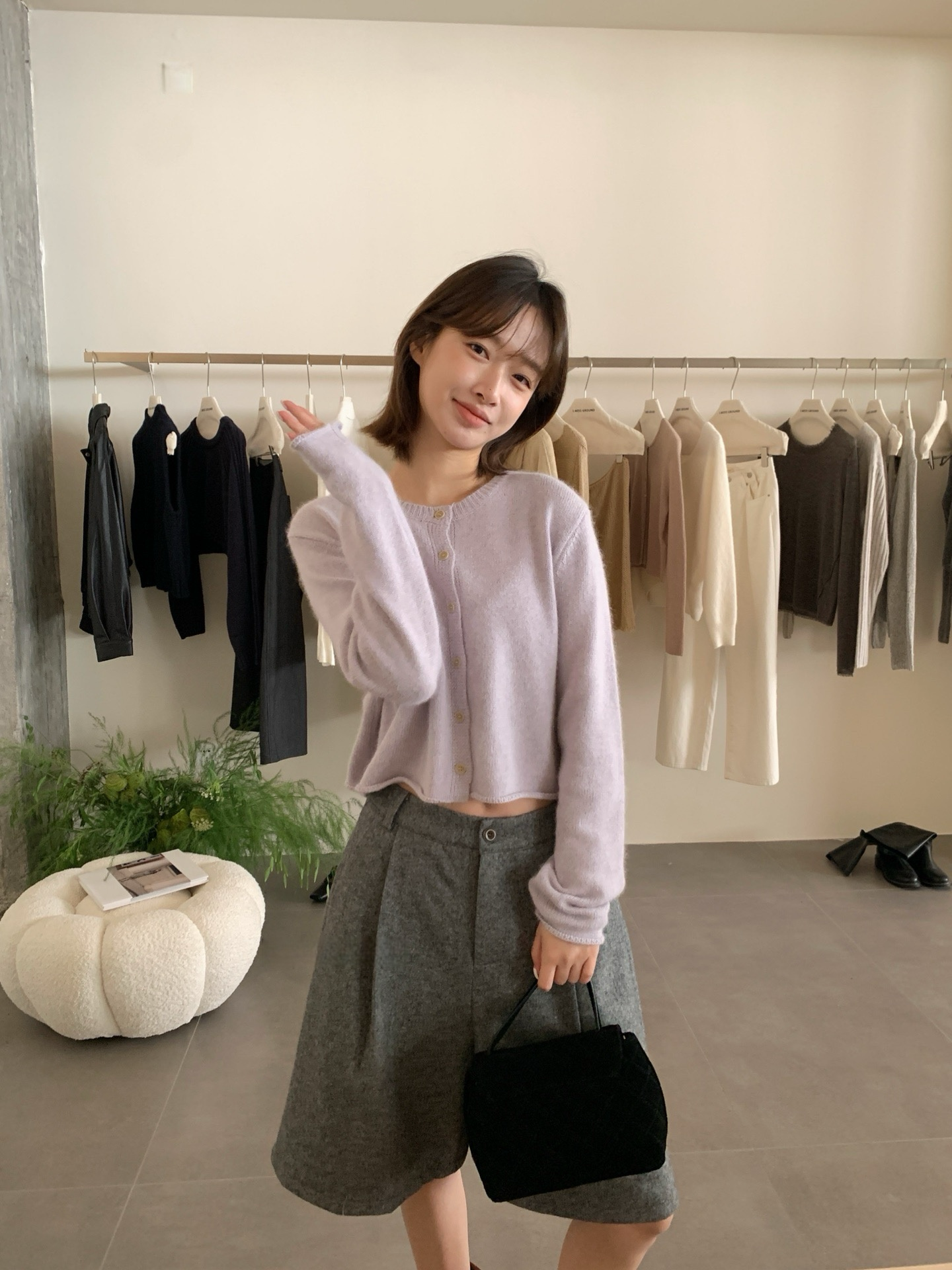 // 30%raccoon卷卷邊圓領CD