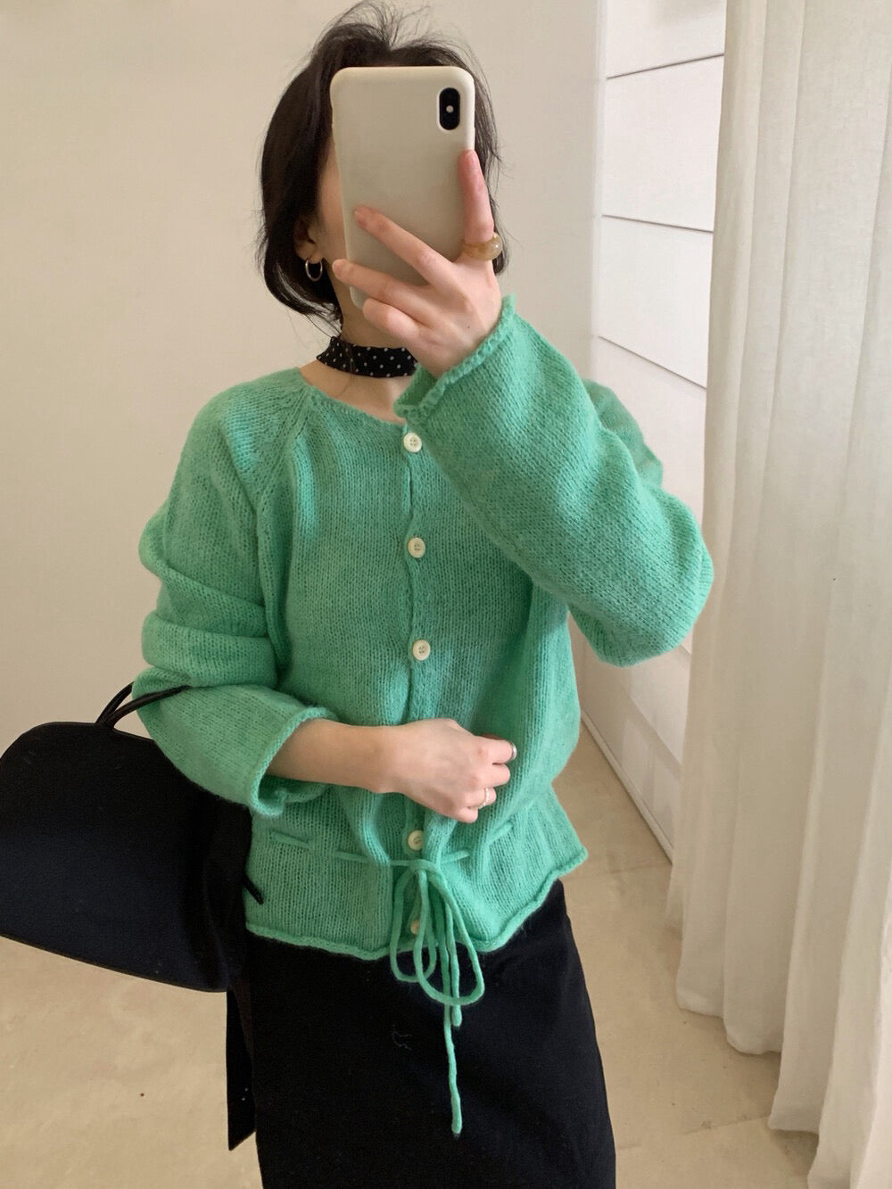 // 10%羊毛可綁帶腰插肩NT