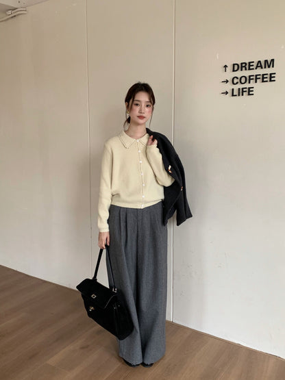 // 超美鈎花邊翻領開胸NT