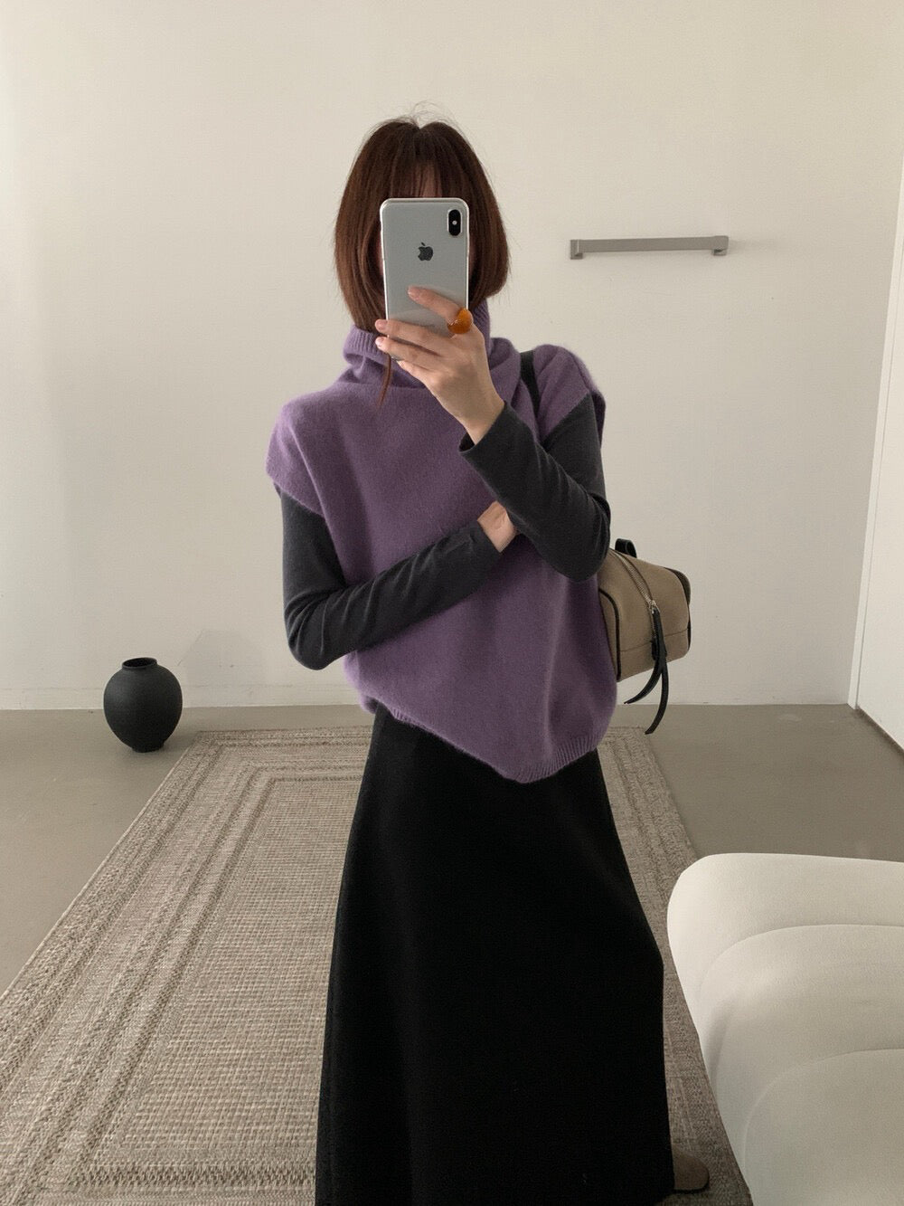 // raccoon+wool垂垂領疊穿必入小短袖NT