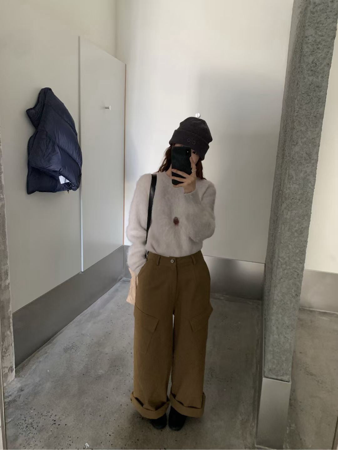 // 溫柔毛茸感雛菊拉絨毛衣