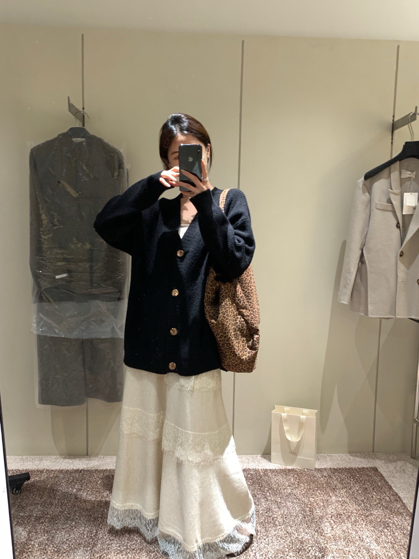 // 慵懶感中長大毛衣外套