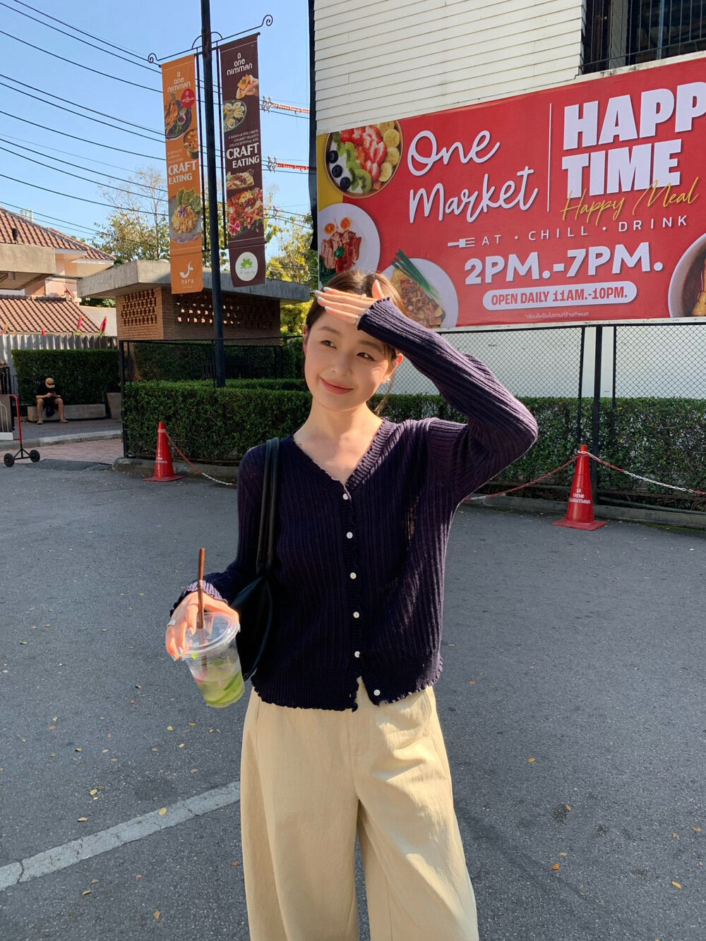 // 波浪卷卷邊直紋CD