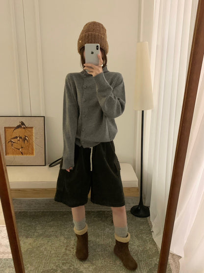 // 30%raccoon側包扣卷邊領CD