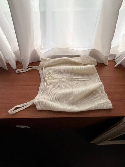 // 可單穿特別織紋針織小吊帶