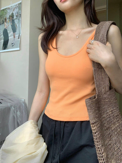 // 連pad超大彈性夏日實用款背心