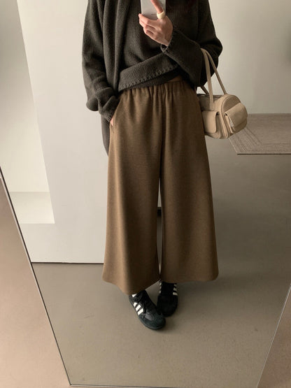 // 超軟糯後口袋羊毛糯米褲