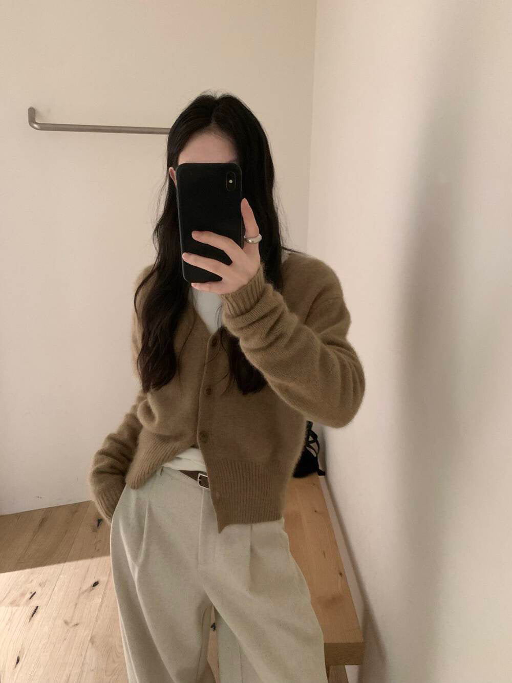 // 40%wool高品質v領開胸CD