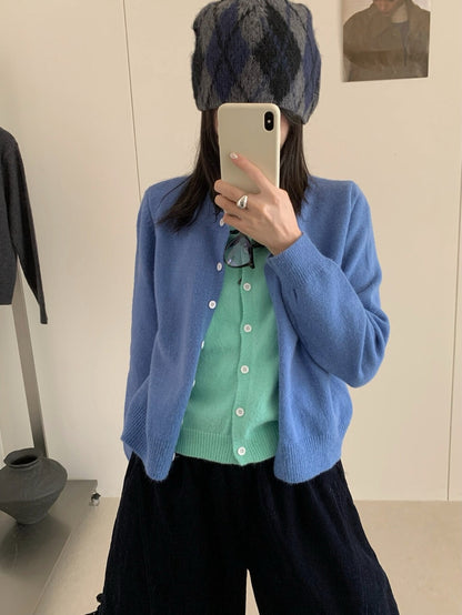 // 檔口爆款軟糯撞色假兩件CD