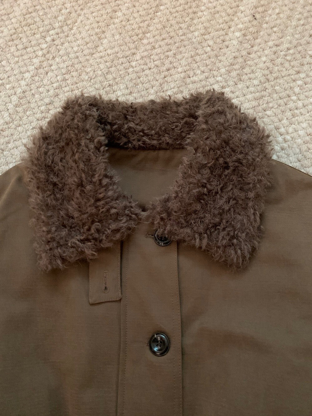 // 帥帥毛毛領夾棉飛行外套