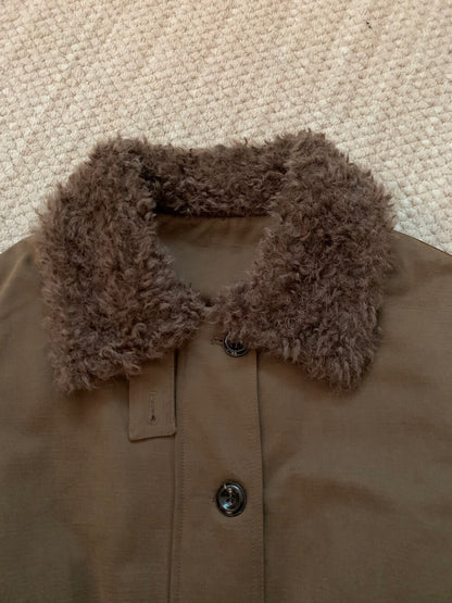 // 帥帥毛毛領夾棉飛行外套