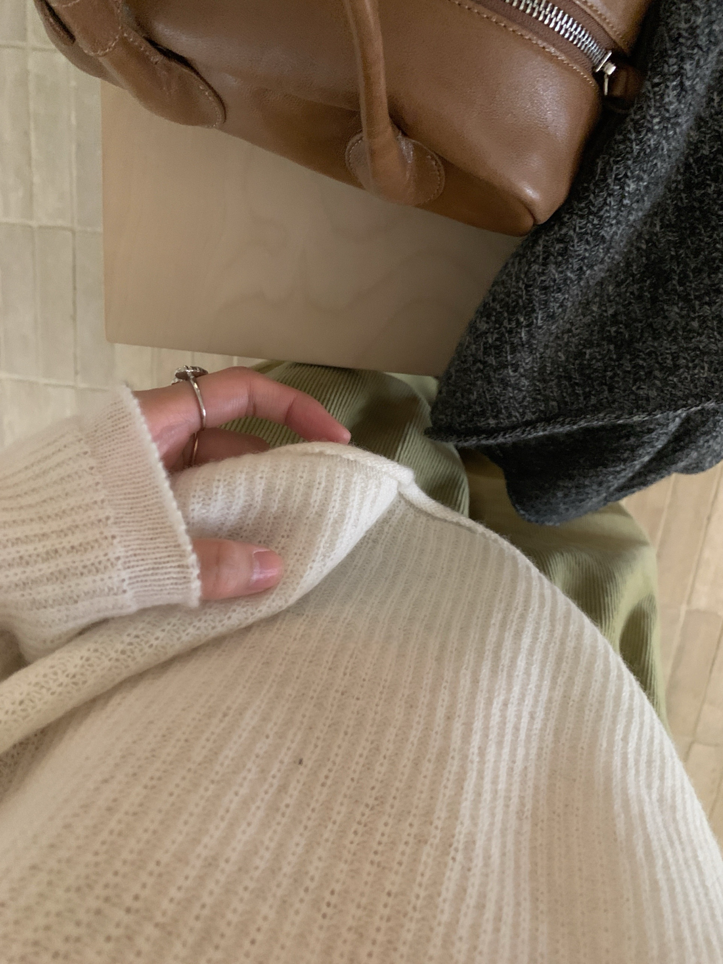 // 卷卷邊直坑紋14色短款NT