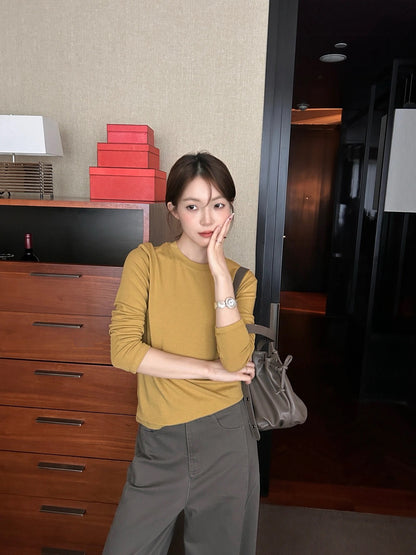 Sep.4加購品 / 多巴胺超彈性親膚正肩TEE