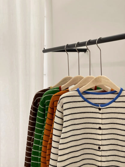 // 100%wool復古撞色包邊間條CD