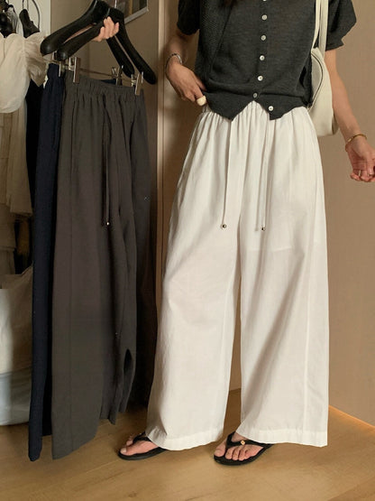 // 慵懶風舒適度滿分棉麻褲