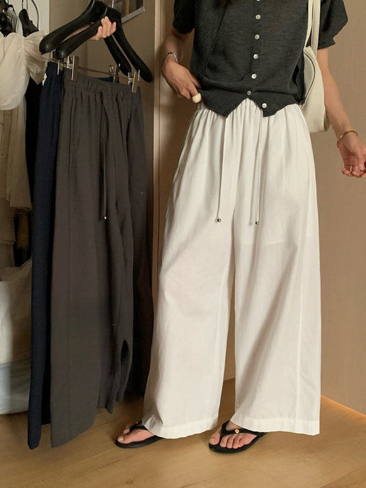 // 慵懶風舒適度滿分棉麻褲