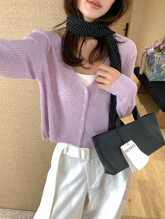 // 超靚色V領薄薄防曬CD