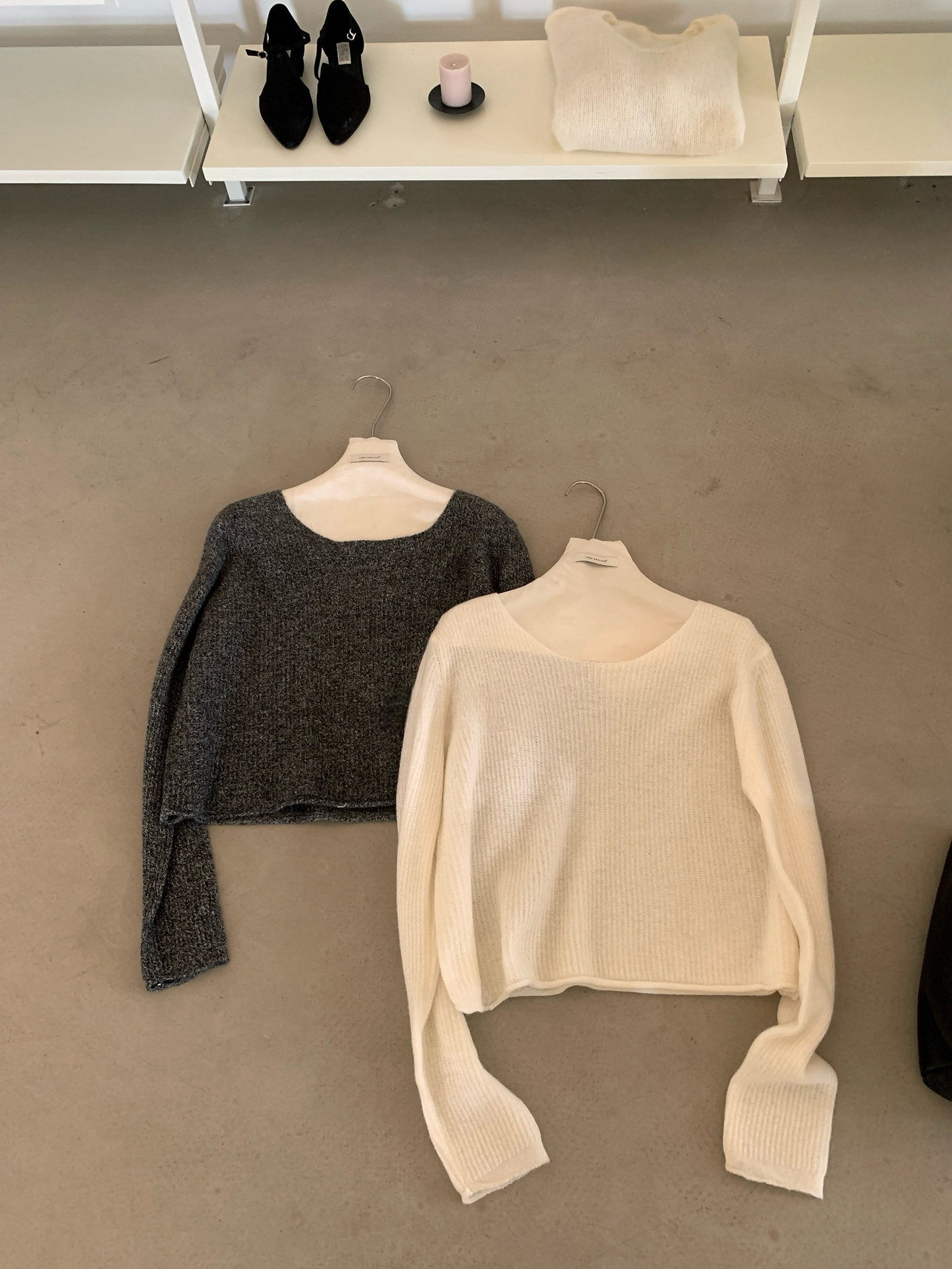 // 卷卷邊直坑紋14色短款NT