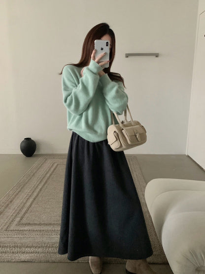 // 30%raccoon+20%羊毛超舒服靚色系毛衣