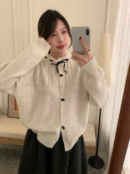 // 絲絨綁帶蝴蝶結鈕扣鈎花NT