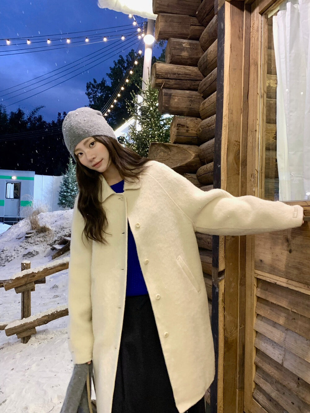 // 極高質20%alpaca+80%fine wool手工羊駝絨外套