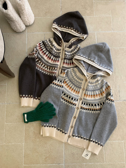 // 30%raccoon復古花紋連帽CD