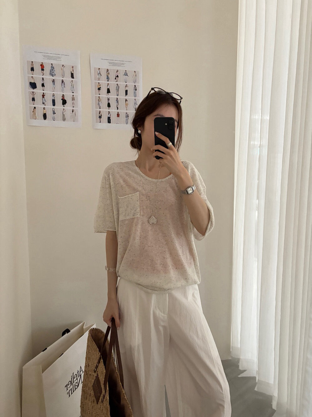 // 慵懶感口袋混點麻線NT