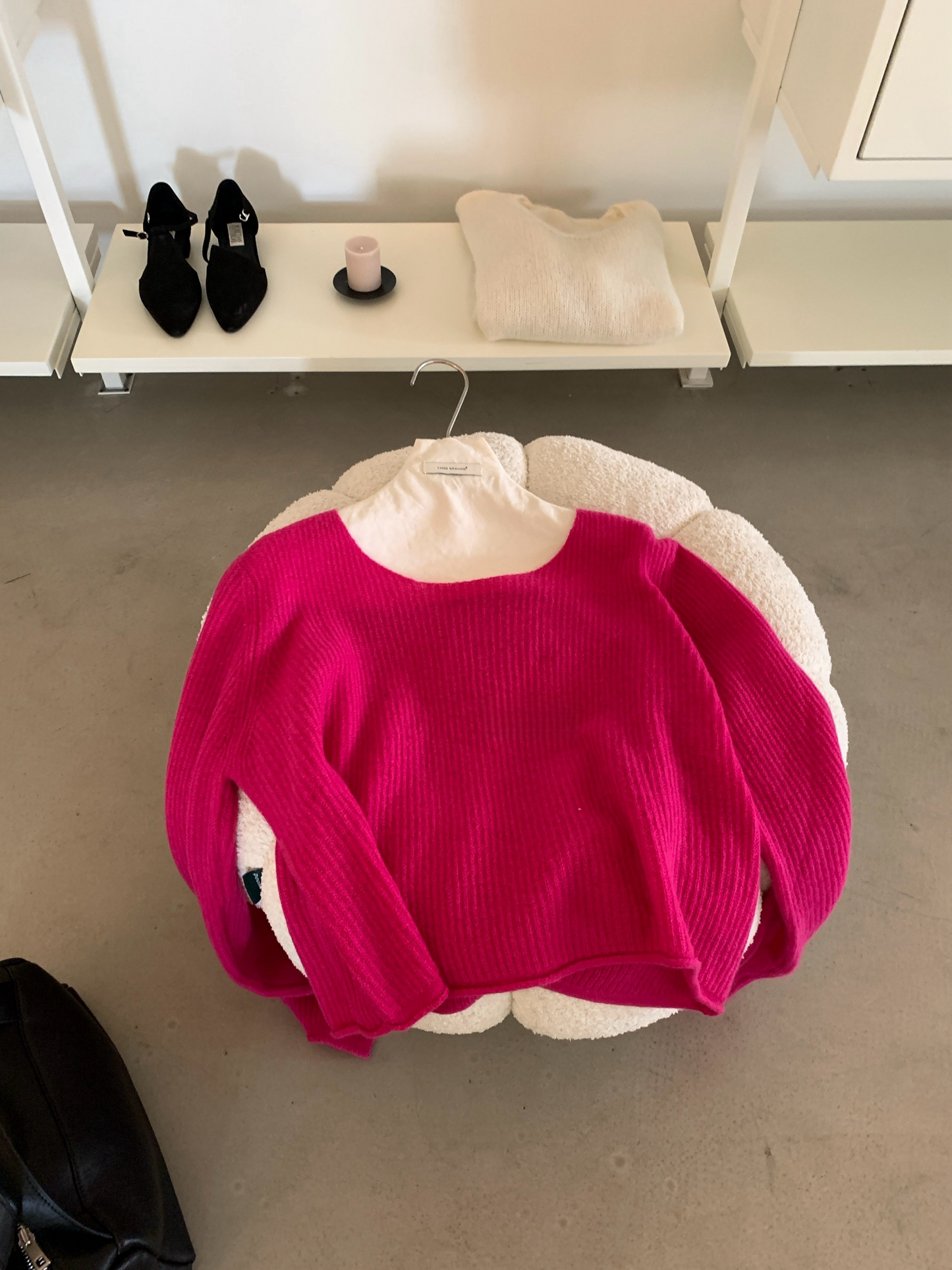 // 卷卷邊直坑紋14色短款NT