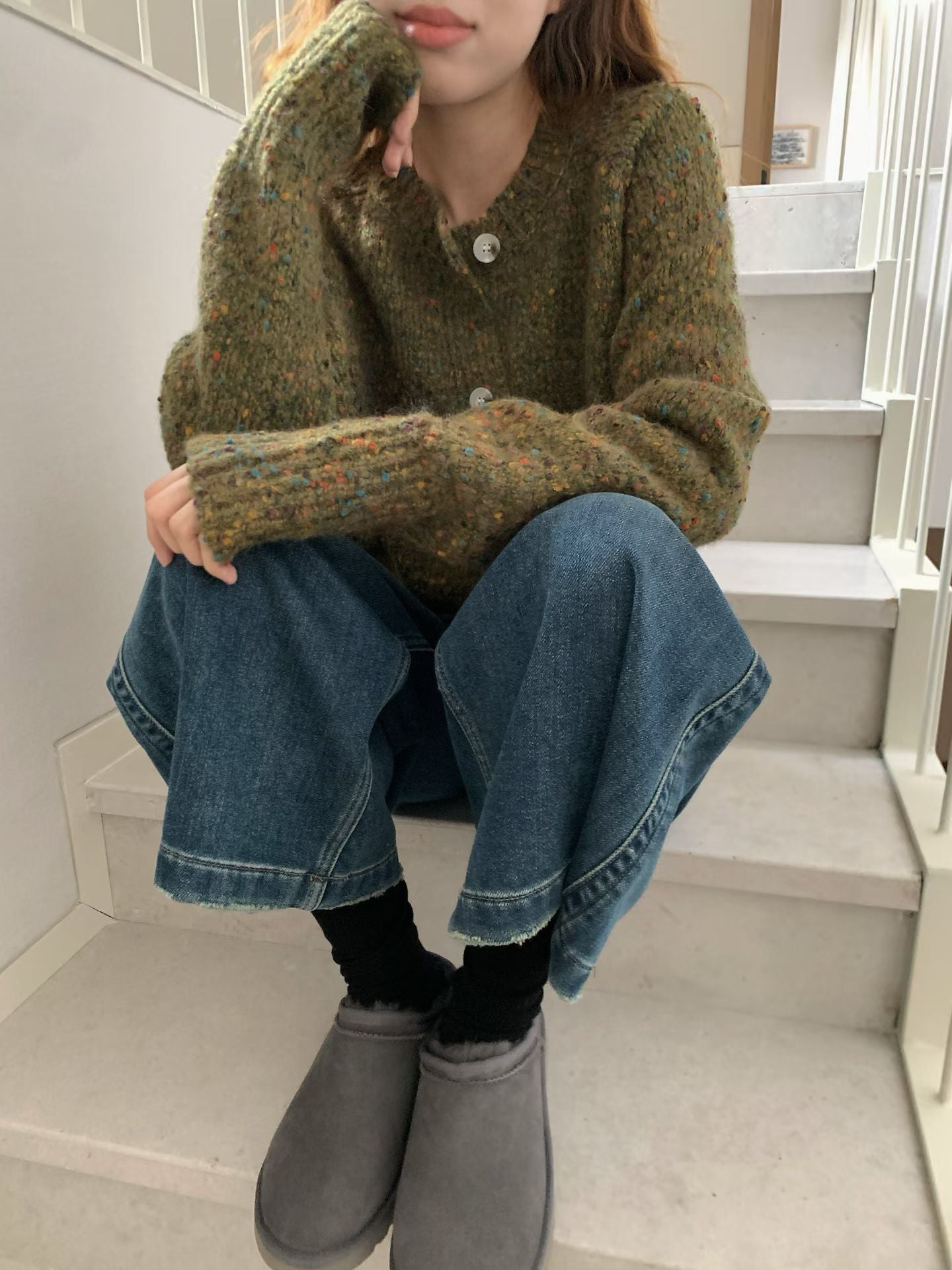 // 美美12%羊毛混彩點CD